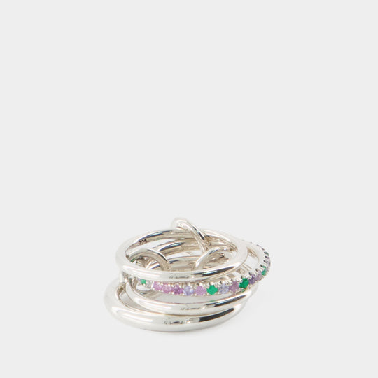Bague Nimbus Ss - Spinelli Kilcollin X Monnier Paris - Argent - Vert