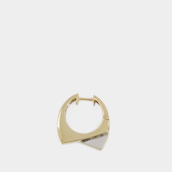 Boucle D'oreille Handcuff - Rainbow K - 9K Or - Jaune