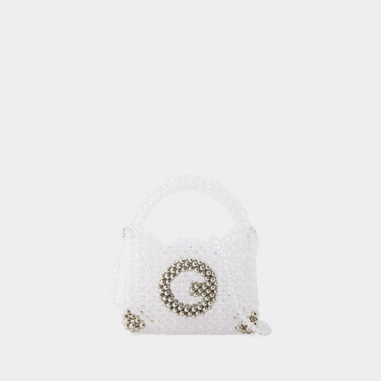 Sac à Main à Perles - Germanier - Perles - Noir/Blanc