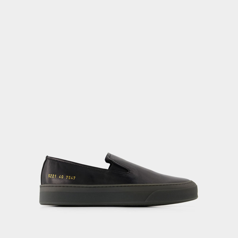 Sneakers Slip On - Common Projects - Cuir - Noir