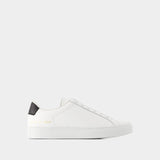 Sneakers Retro Classic - Common Projects - Cuir - Blanc/Noir