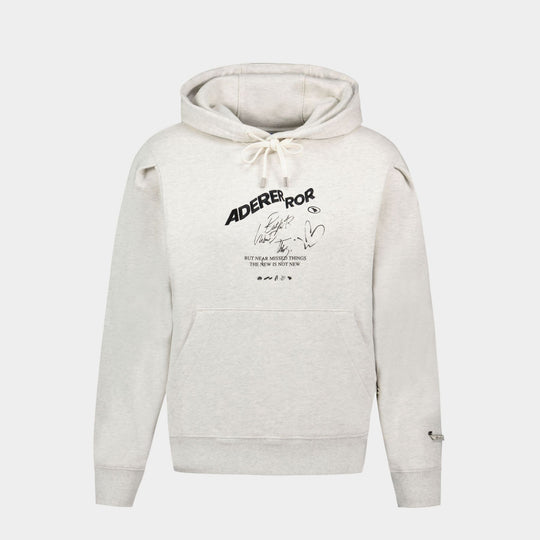Hoodie - Ader Error - Coton - Blanc