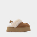 Funkette Femme en Shearling Marron