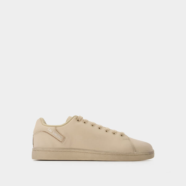 Baskets Orion Beige en Cuir Beige