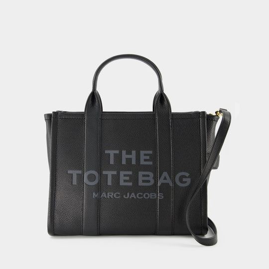 Sac The Medium Tote en Cuir Noir