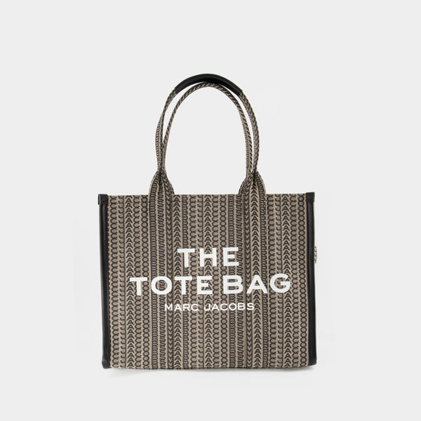 The Large Tote Bag Monogram - Marc Jacobs - Coton - Beige Multi