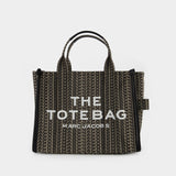 The Small Tote Bag Monogram - Marc Jacobs - Coton - Beige Multi