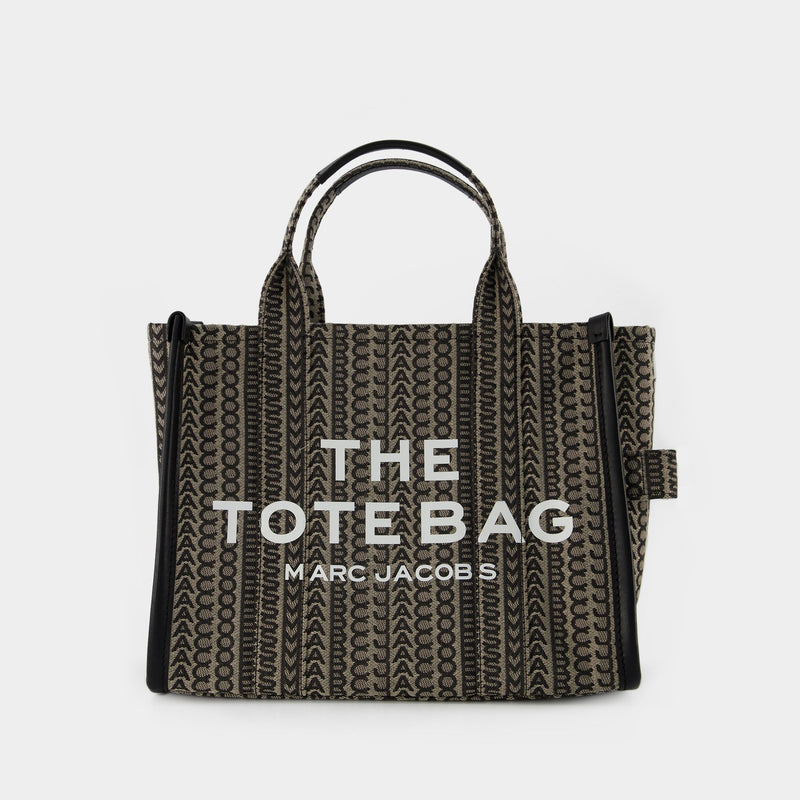 The Small Tote Bag Monogram - Marc Jacobs - Coton - Beige Multi