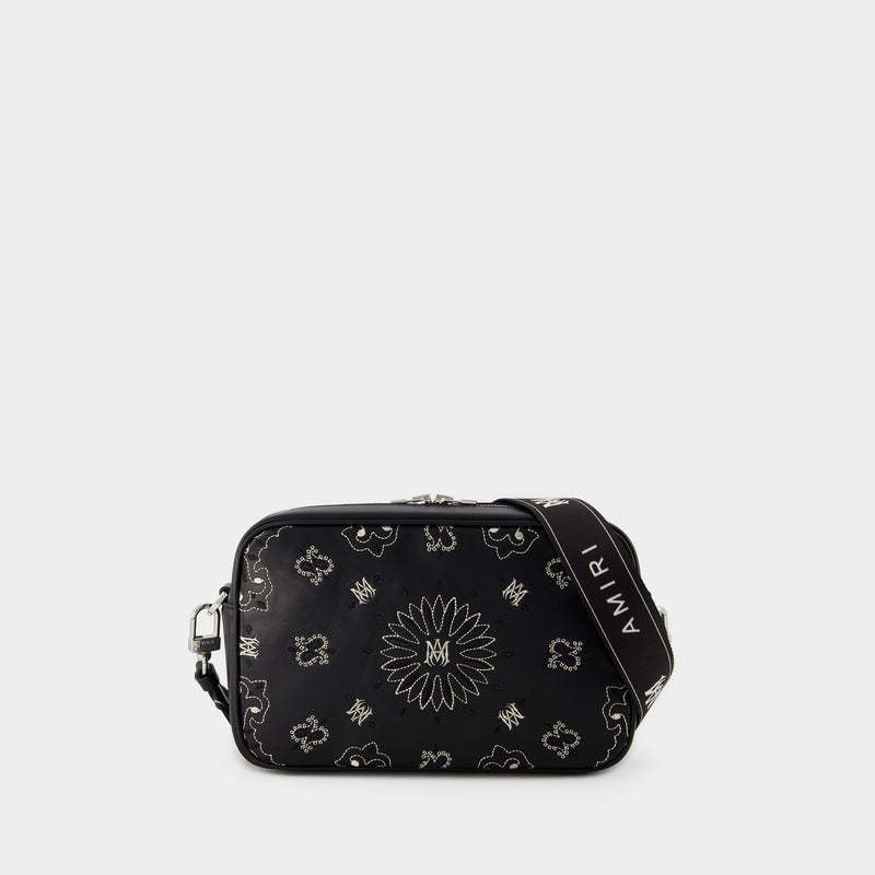 Sac À Bandoulière Bandana - Amiri - Cuir - Noir