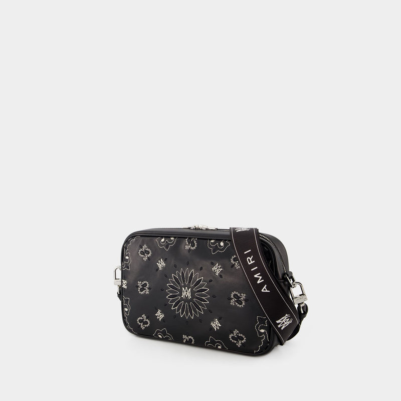 Sac À Bandoulière Bandana - Amiri - Cuir - Noir