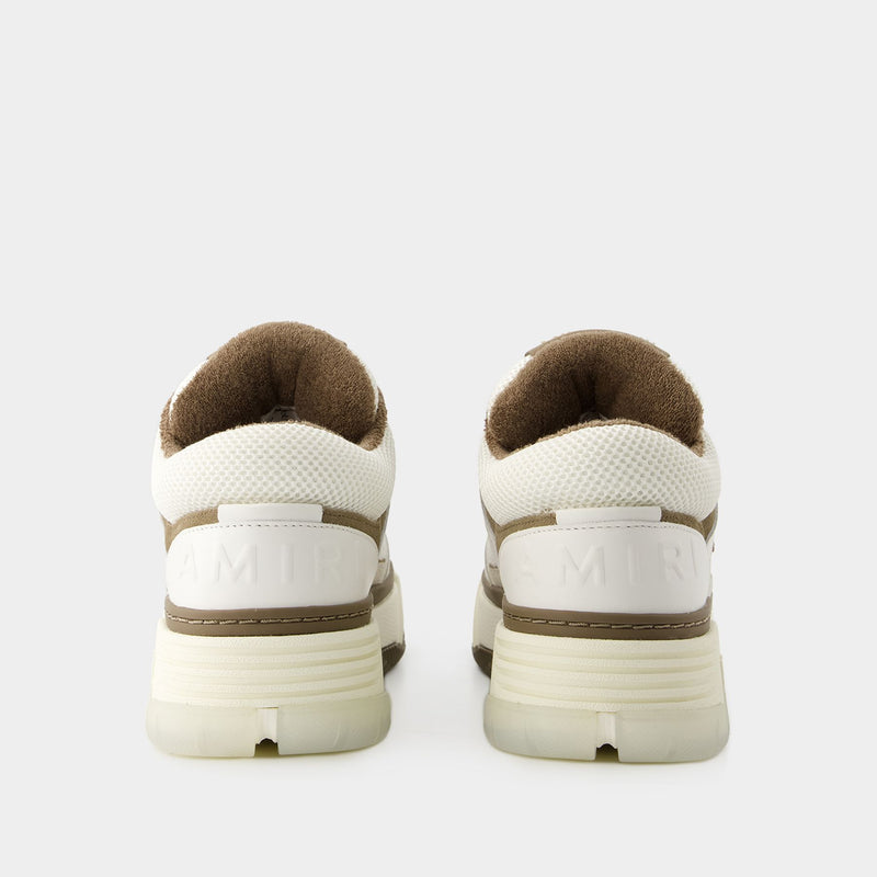 Sneakers Ma 1 - Amiri - Cuir - Marron/Blanc