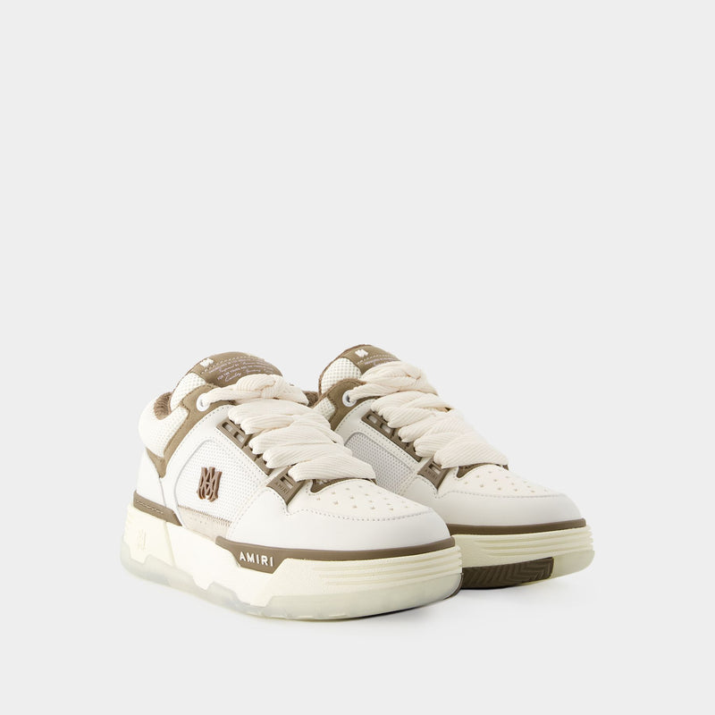 Sneakers Ma 1 - Amiri - Cuir - Marron/Blanc