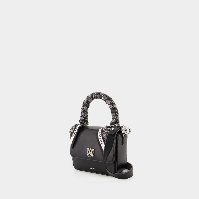 Sac À Main Micro Ma Bag - Amiri - Cuir - Noir