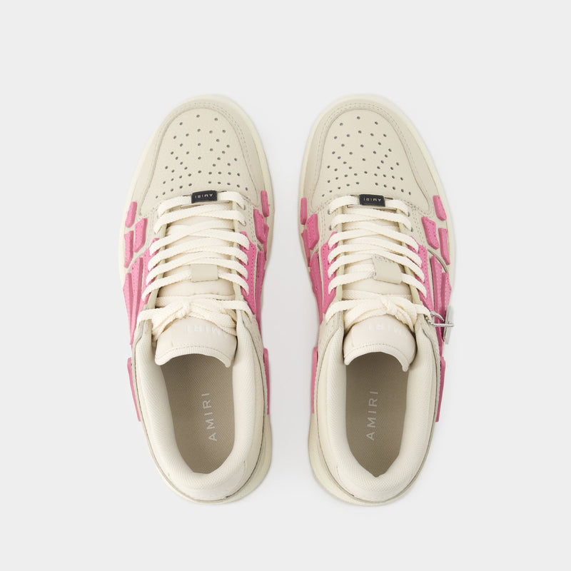 Sneakers Skel Top Low - Amiri - Cuir - Rose