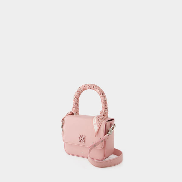 Sac À Main Bandana Micro - Amiri - Cuir - Rose