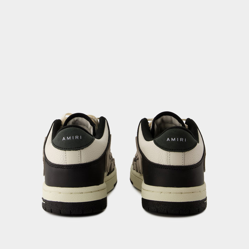 Sneakers Skel Top Low - Amiri - Cuir - Noir