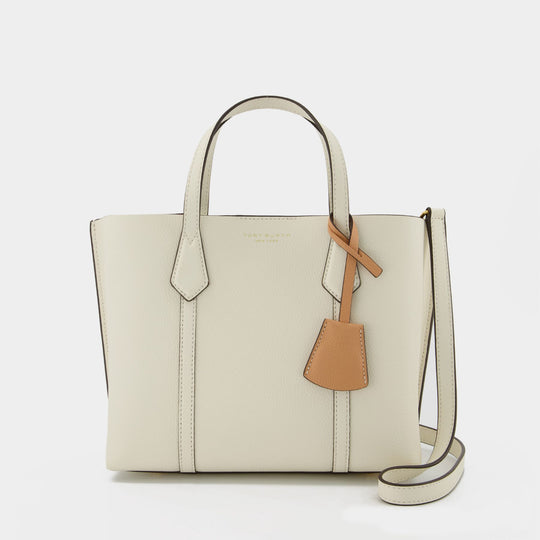 Tote Bag Perry Small - Tory Burch - Cuir - New Ivory