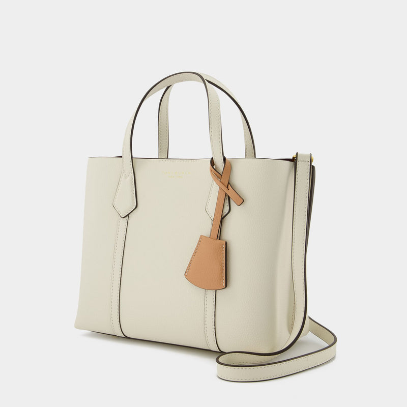 Tote Bag Perry Small - Tory Burch - Cuir - New Ivory