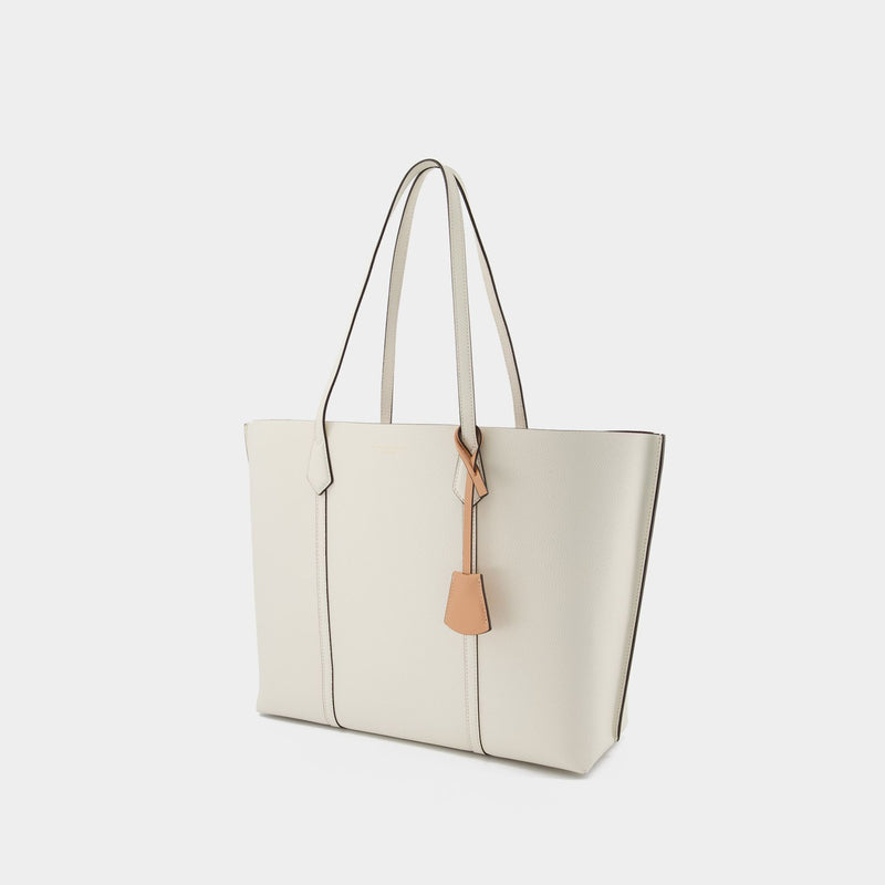 Tote Bag Perry - Tory Burch - Cuir - New Ivory