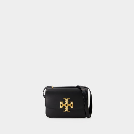 Sac Hobo Eleanor - Tory Burch - Cuir - Noir