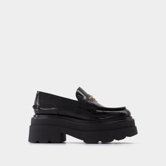 Mocassins Carter Platform 75 en Cuir Noir