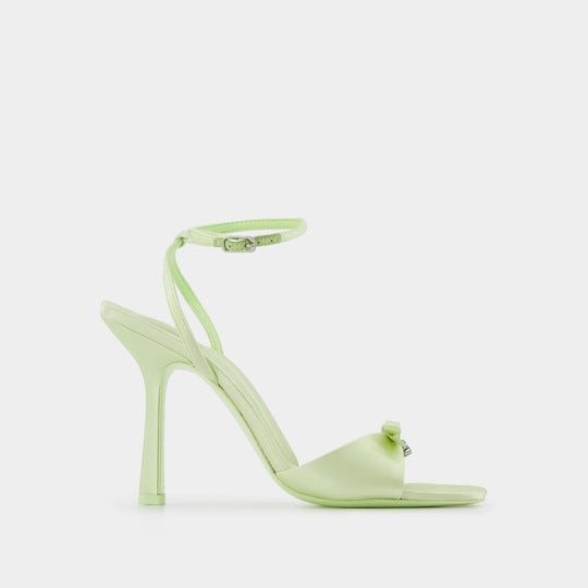 Sandales Dahlia 105 Bow - Alexander Wang - Satin - Butterfly