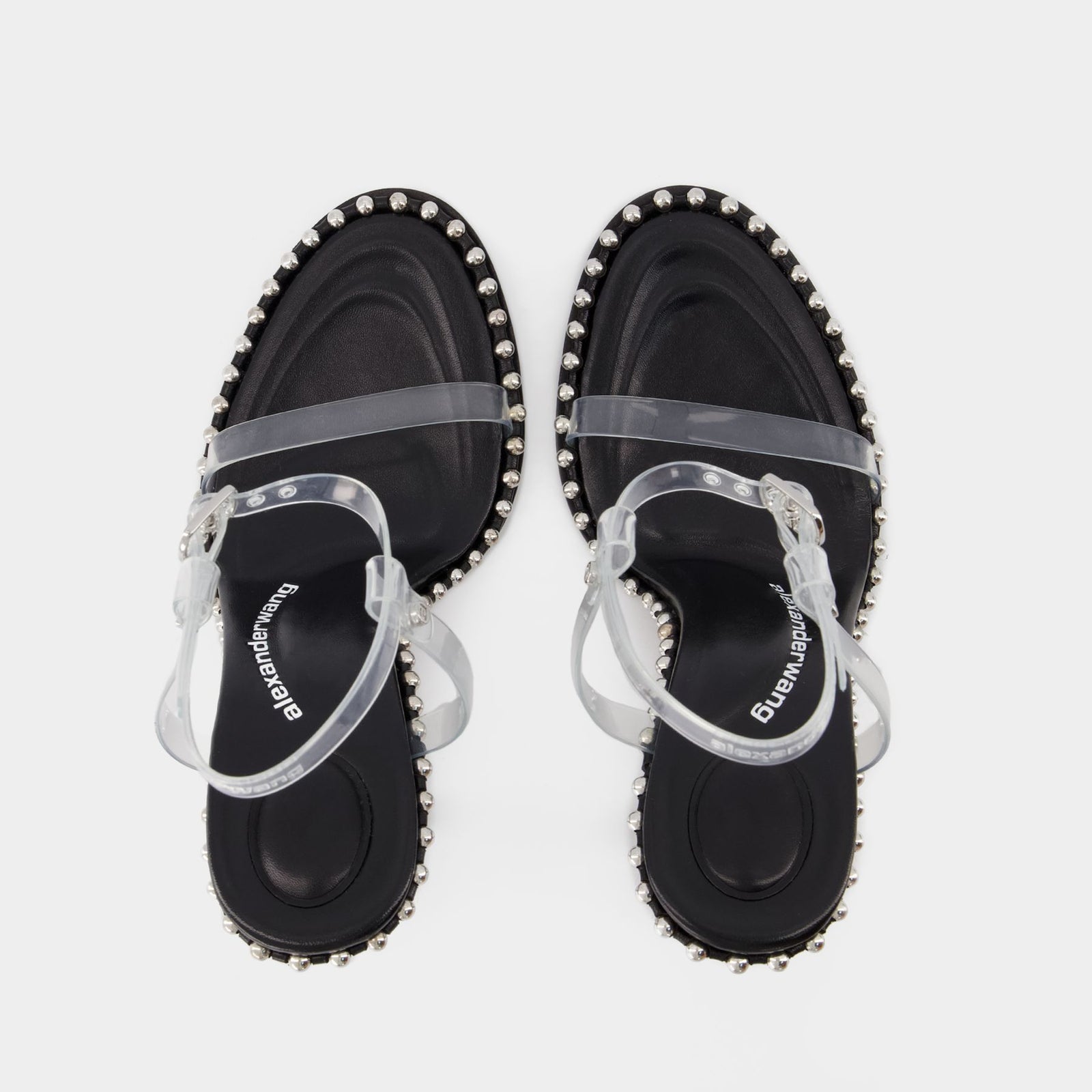 Sandales Nova 105 - Alexander Wang - PVC - Noir