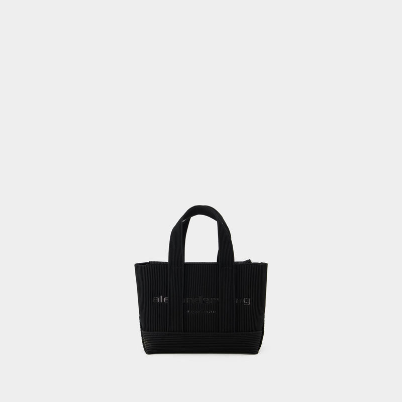 Tote Bag Knit Mini - Alexander Wang - Polyester - Noir