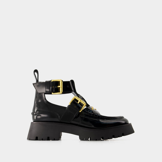 Bottines Carter Lug - Alexander Wang - Cuir - Noir