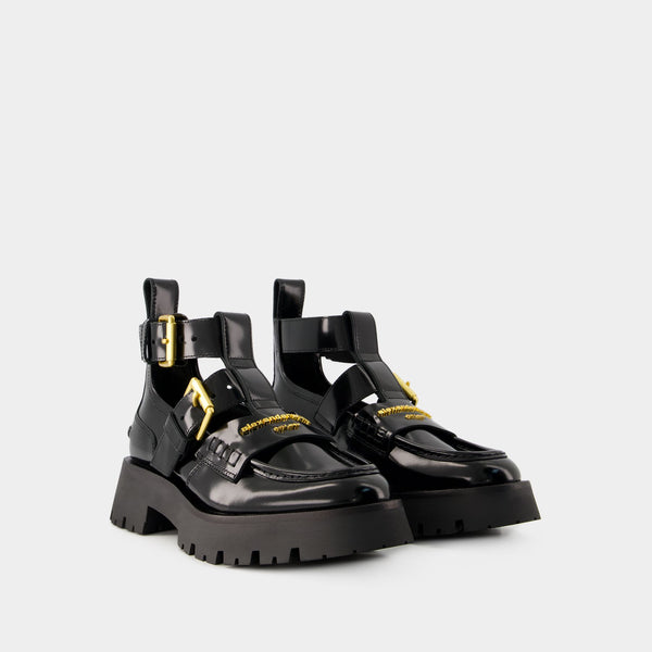 Bottines Carter Lug - Alexander Wang - Cuir - Noir