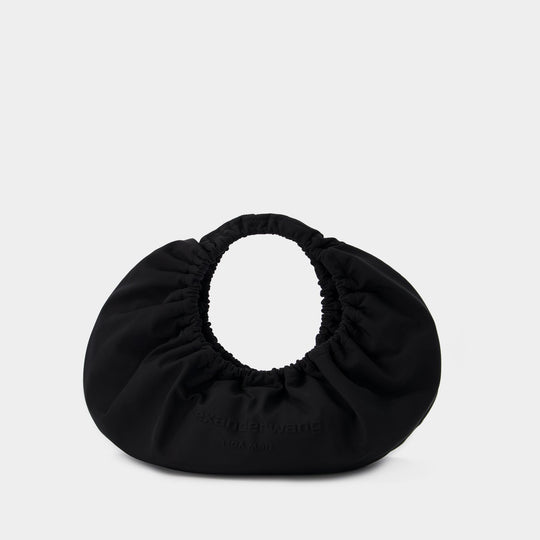 Sac Porté Épaule Crescent Medium - Alexander Wang - Nylon - Noir