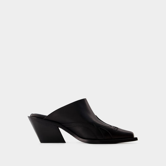 Mules Tania - Anine Bing - Cuir - Noir
