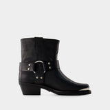 Bottines Mid Ryder - Anine Bing - Cuir - Noir