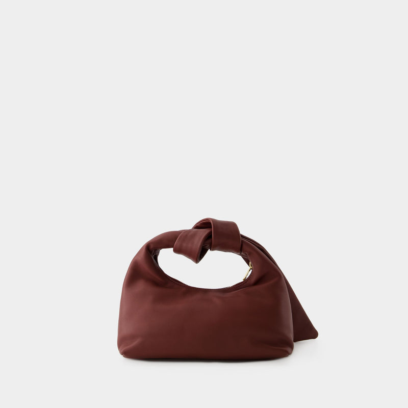 Sac à Main Mini Grace - Anine Bing - Cuir - Dark Cherry