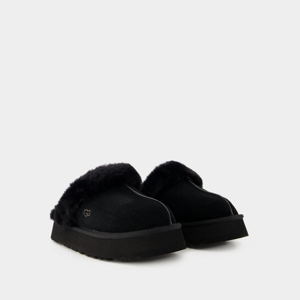 Mules W Disquette - UGG - Cuir - Noir