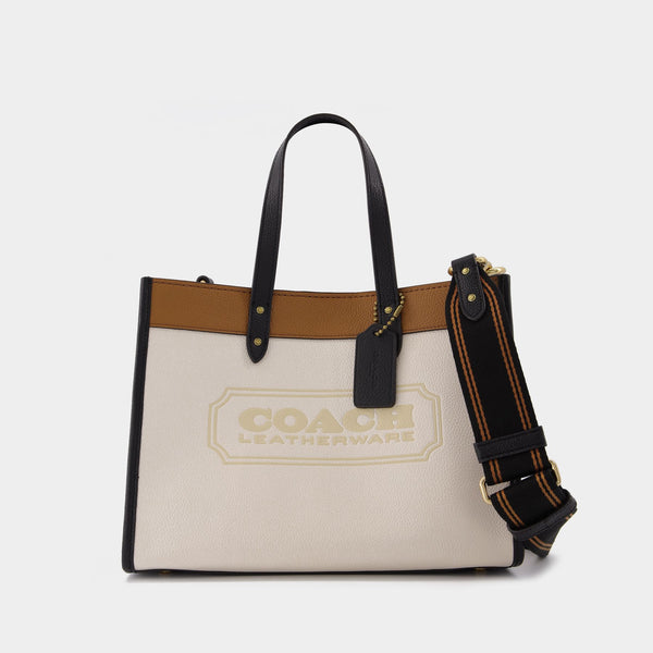 Sac Badge Field Tote en Toile Enduite Colorblock