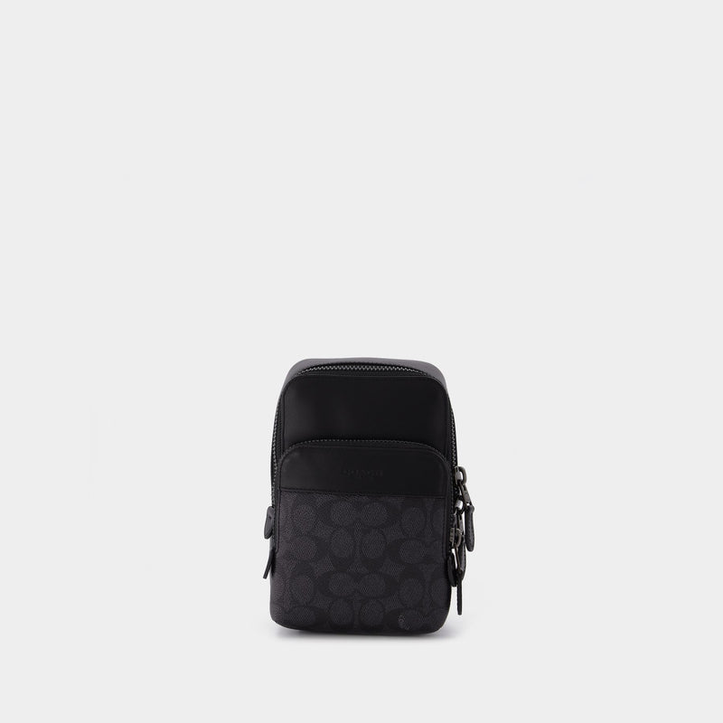 Sac Signature Gotham Sling Pack 13 en Toile Enduite Noire