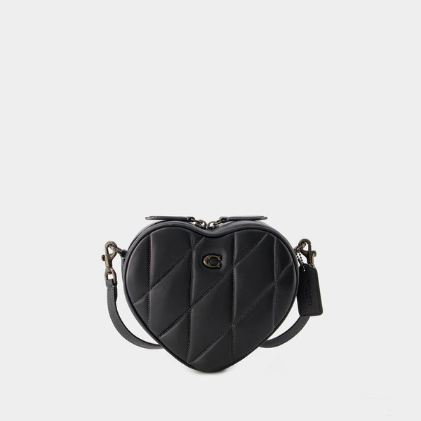 Sac À Bandoulière Heart - Coach - Cuir - Noir