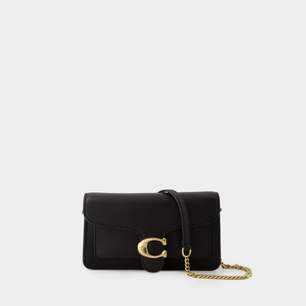 Sac à bandoulière Tabby Chain Clutch - Coach - Cuir - Noir