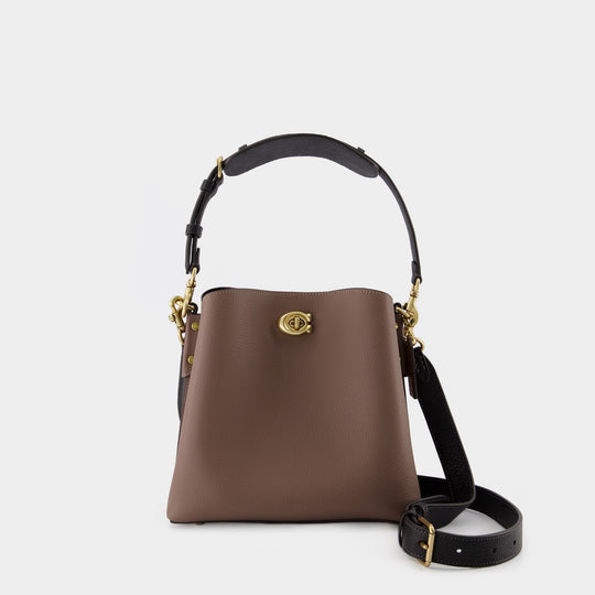 Sac Hobo Willow Bucket - Coach - Cuir - Marron