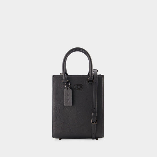 Tote Bag Tote 16 - Coach - Cuir - Noir