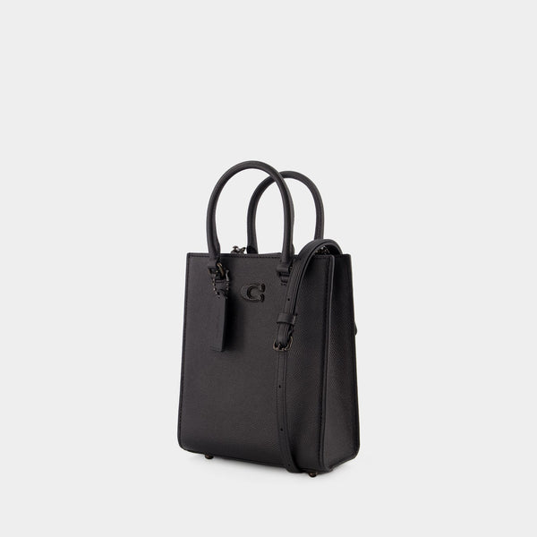 Tote Bag Tote 16 - Coach - Cuir - Noir