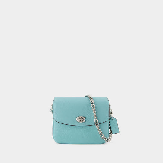 Sac à bandoulière Cassie 19  - Coach - Cuir - Bleu