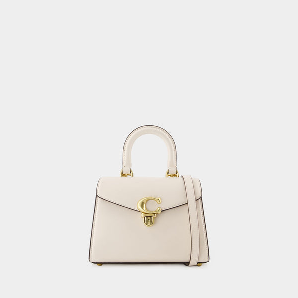 Sac Sammy Top Handle 21 - Coach - Cuir - Blanc