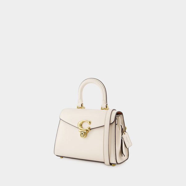 Sac Sammy Top Handle 21 - Coach - Cuir - Blanc