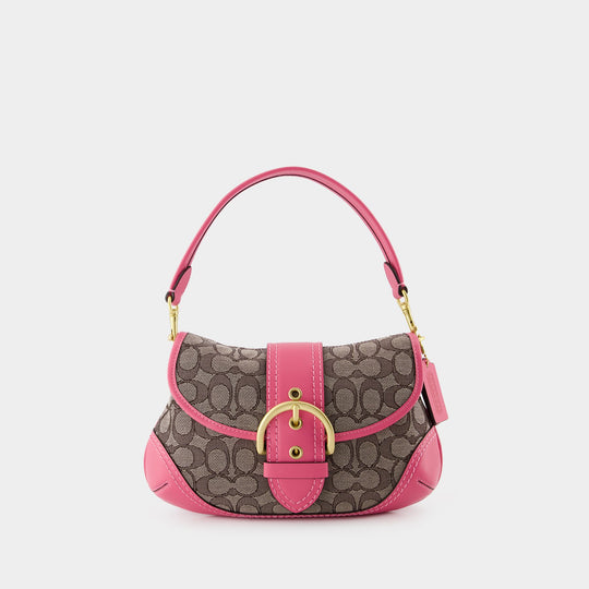 Sac Hobo Soho - Coach - Cuir - Rose
