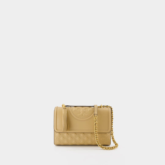 Sac Fleming Convertible - Tory Burch - Cuir - Marron