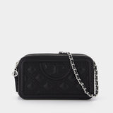 Sac Fleming Double-Zip Mini en Cuir Noir