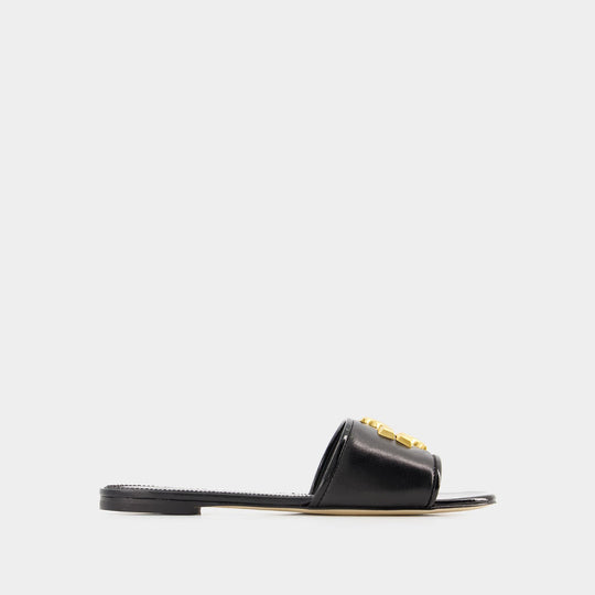 Sandales Eleanor - Tory Burch - Cuir - Noir