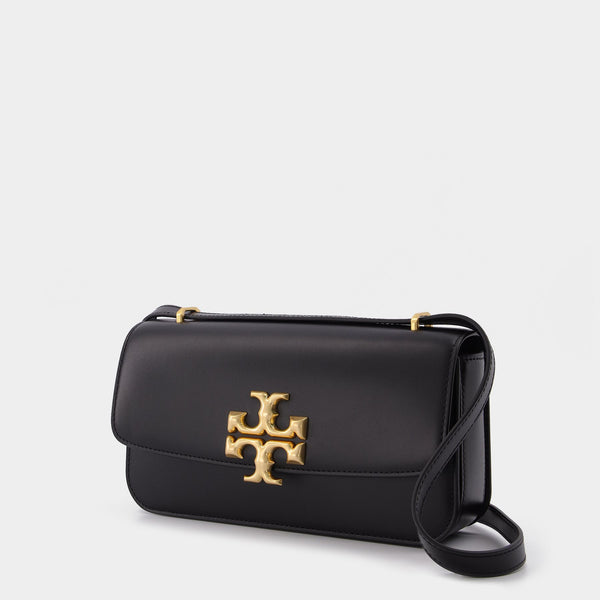 Sac Eleanor E/W Small en Cuir Noir